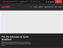 Tablet Screenshot of pro-flo.co.uk